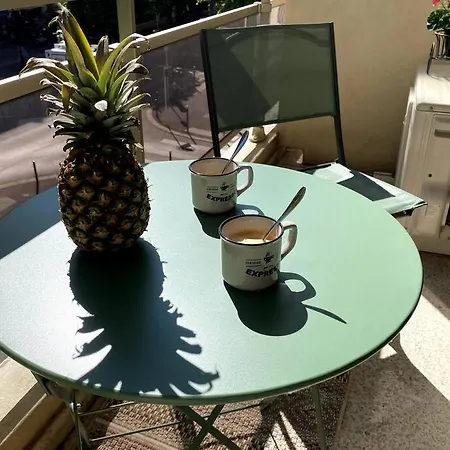 Balcon, Centre Ville, Proximite Plages, Commerces, Restaurants, Musees... Апартаменти Антіб